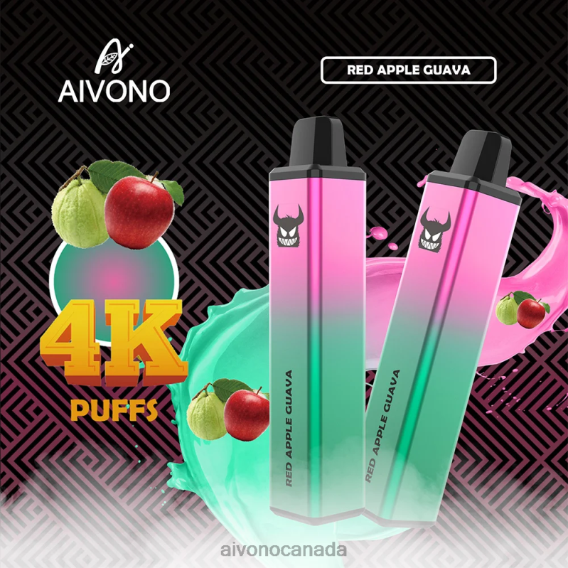 Aivono AIM FREAK 4000 Red Apple Guava RBX2X257 - Aivono Vape Aivono AIM FREAK 4000 Red Apple Guava RBX2X257 - Aivono Vape