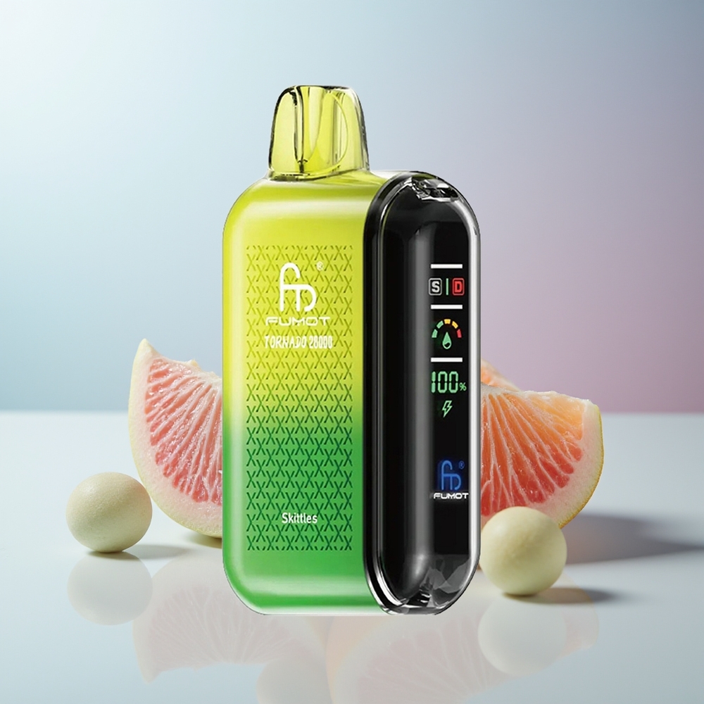 Wholesale Canada Fumot Tornado 20000 Puffs Dual Mesh Airflow Control Skittles Wholesale Canada Fumot Tornado 20000 Puffs Dual Mesh Airflow Control Skittles
