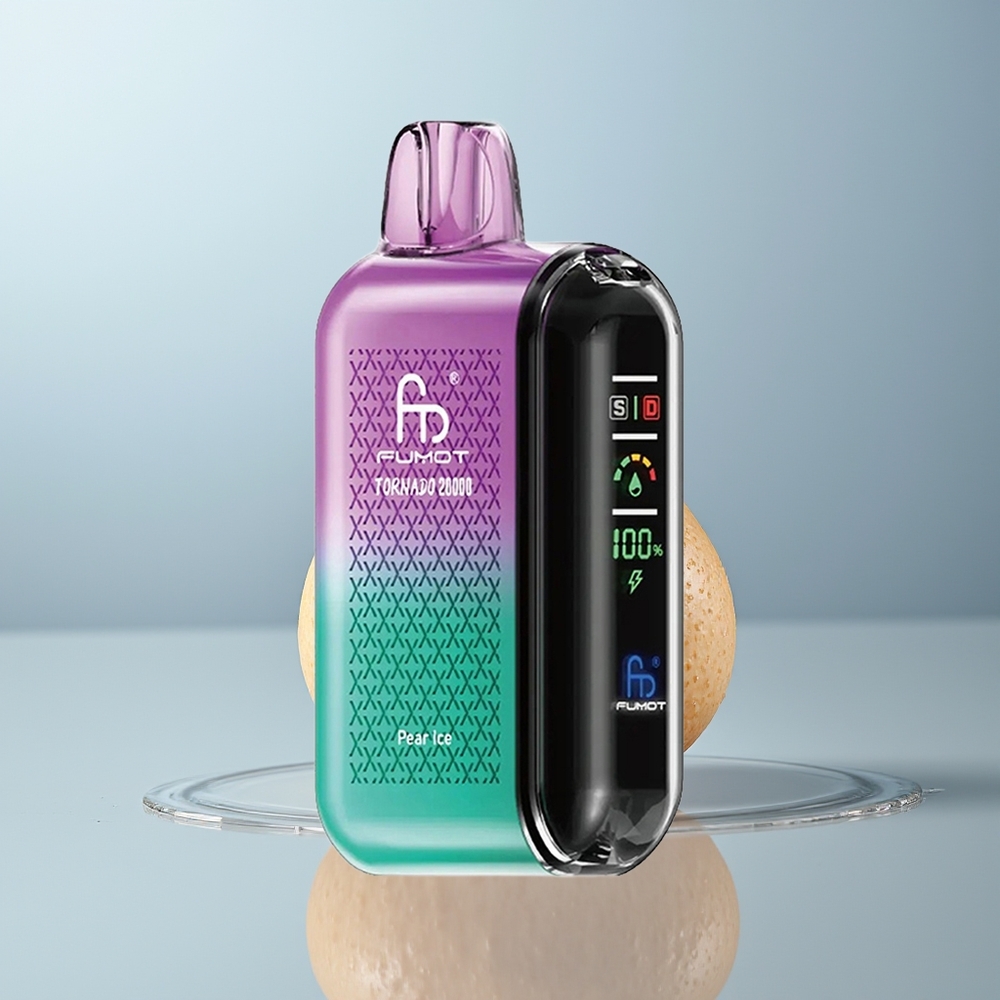 Wholesale Canada Fumot Tornado 20000 Puffs Dual Mesh Airflow Pear Ice Wholesale Canada Fumot Tornado 20000 Puffs Dual Mesh Airflow Pear Ice