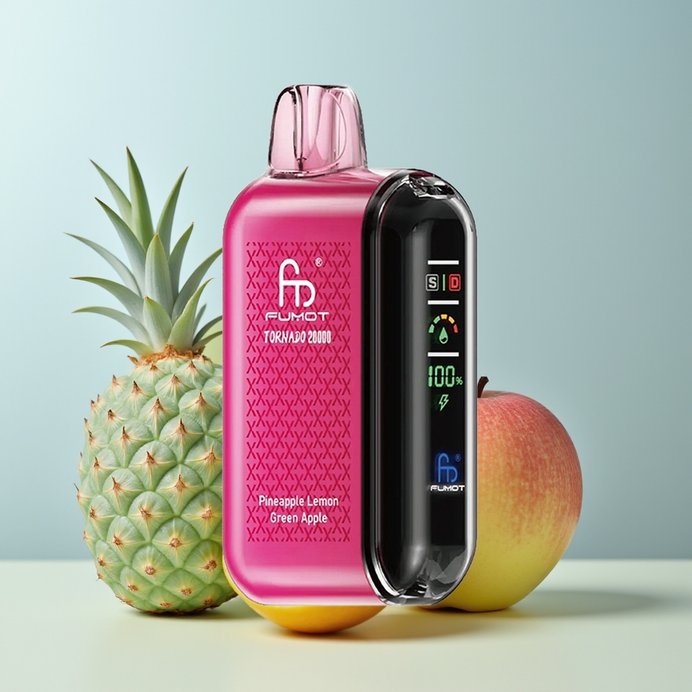 Wholesale Canada Fumot Tornado 20000 Puffs Dual Mesh Coil Pineapple Lemon Green Apple Wholesale Canada Fumot Tornado 20000 Puffs Dual Mesh Coil Pineapple Lemon Green Apple