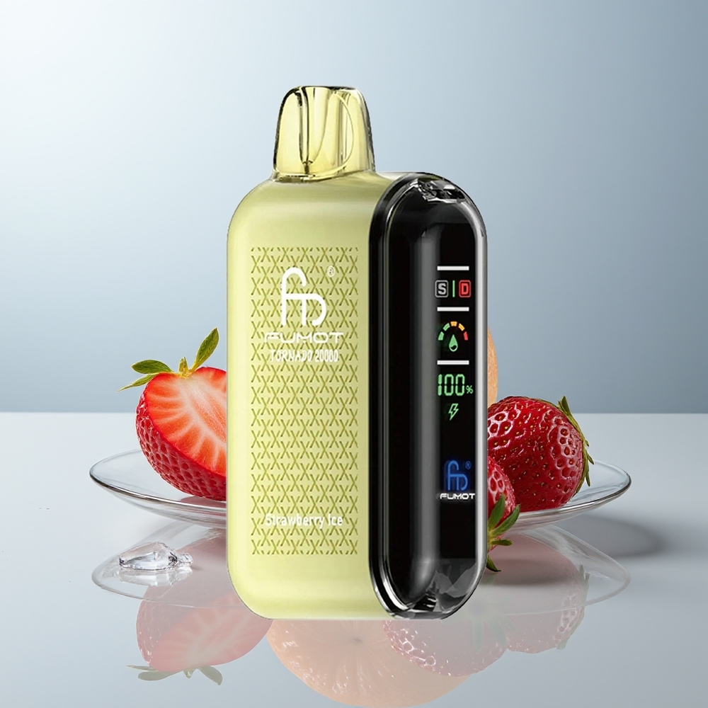 Wholesale Canada Fumot Tornado 20000 Puffs Dual Mesh Coil Strawberry Ice Wholesale Canada Fumot Tornado 20000 Puffs Dual Mesh Coil Strawberry Ice